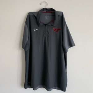 XXL GRAY VIRGINIA TECH NIKE POLO